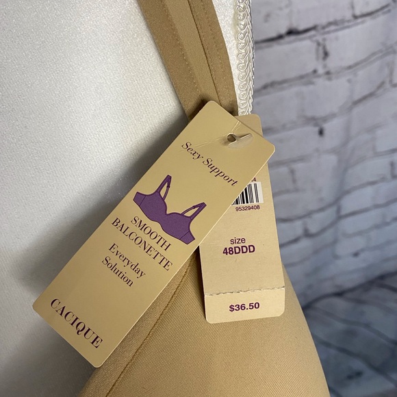 Cacique Smooth Balconette Nude Bra size 48DDD - Picture 4 of 4